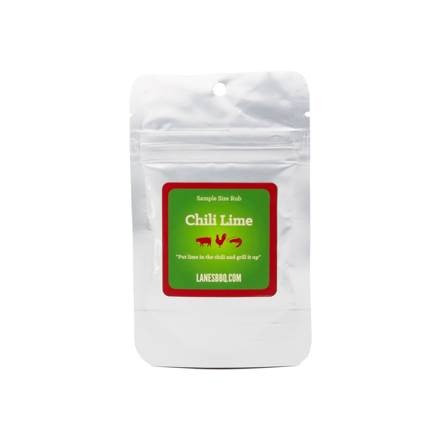 Chili Lime Rub - .50 oz Sample Pack | Flame Connection